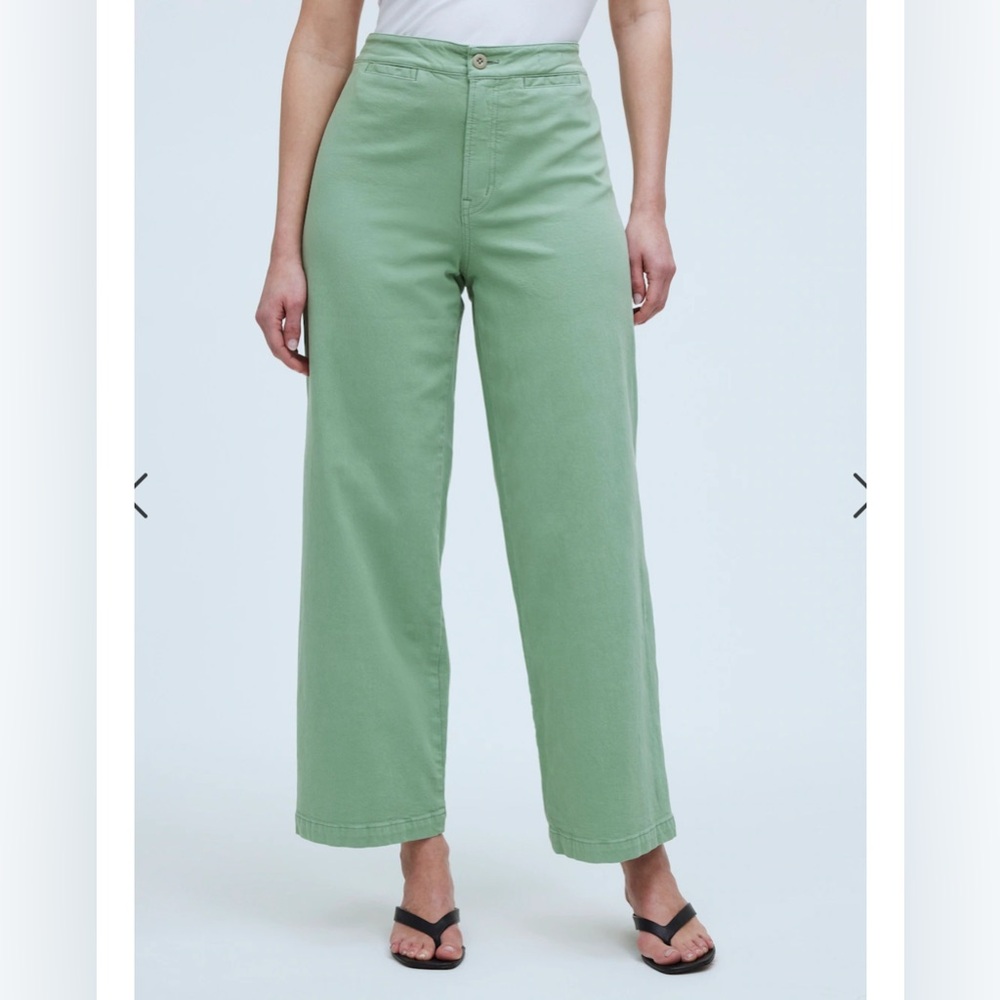Madewell Wide-Leg Crop Pant, Size 25, Like New